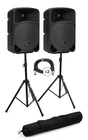 Behringer Eurolive B108D 300W Inch Powered Speaker (pair) Stand Bundle New. Price: $589.00.