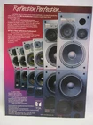 Toa Me Studio Monitor Speakers 1985 Vintage Print Ad Music Room Man Cave Full Pg Used. Price: $11.88.
