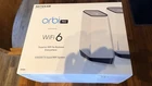 Netgear Orbi Pro SXK80 AX6000 Tri-band Mesh Wi-fi System (router+satellite) Used. Price: $340.00.