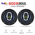 Pair 600W Coaxial Speaker Non-destructive Installation Audio Stereo Horn Usa New. Price: $60.34.