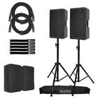 Rcf Art 910-A 10" Digital Active Powered Speakers Pair Covers & Stands New. Price: $1837.40.