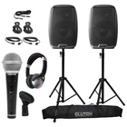Gemini AS-2115BT 15" Active/powered Dj Speakers Pack +stands +covers +ca... New. Price: $523.40.