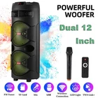 9,000W Dual 12'' Bluetooth Loud Sound Powerful Pa System W/ Fm New. Price: $138.99.