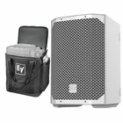 Electro-voice EVERSE8-W 8" Battery Powered White Loudspeaker Bag Pack New. Price: $769.40.