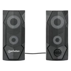 Manhattan Usb Powered Rbg Gaming Speakers Stereo 168359 - Black Used. Price: $27.13.