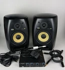 2 Monitors - Krk Systems Vxt 6 Studio Duo Powered Speakers & Set Up Used. Price: $849.99.