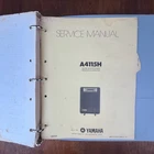 Vintage Yamaha A4115H Monitor Loudspeaker Service Manual W/schematics Very. Price: $15.00.