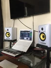Krk Rokit 5 Studio Monitors Speakers (pair) W/ Power Cords Open. Price: $200.00.