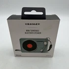 Crosley CR3029A-TN Mini Turntable Bluetooth Speaker W/ Usb Charging -tourmaline New. Price: $14.99.