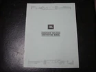 Original Jbl Speaker Enclosure Construction Manual 60'S 70'S Used. Price: $15.00.