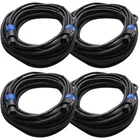 (4) Seismic Audio 50' Foot Speakon Pa/dj Speaker Cable New. Price: $204.99.