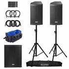 Fbt X-pro 112A Active 12" Powered Speakers Pair Compact 15" Subwoofer Pack New. Price: $2860.40.