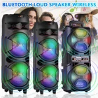 6000W Large Party Bluetooth Speaker Heavy Bass Stereo Sound Indoor Outdoor W/mic New. Price: $55.99.