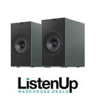 Kef Coda All-in-one Wireless Hifi Speakers (pair) Moss Green Open. Price: $799.00.