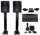 Mackie 3204VLZ4 (2) Rockville ASM5 5.25" MONITORS+ATH-M50X Headphones+stands New. Price: $1599.99.