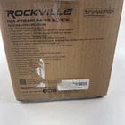Pair Rockville RM-PREMIUM-65 Black 6.5" 600W Marine Boat Speakers Nob Open. Price: $59.95.