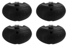(4) Rockville D4-16 Black Dual 4" 16-OHM Swivel Outdoor Home Patio Speakers New. Price: $224.80.