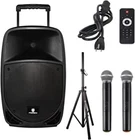 Proreck Freedom Pa Speaker 15'' Portable Bluetooth Rechargeable 800W New. Price: $239.99.