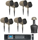 (8) Jbl GSF6-TN 6.5" Landscape Ground Stake 70V Commercial SPEAKERS+12" Sub+amp New. Price: $2689.70.