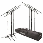 On-stage MSP7706 32-61.5" Euro Boom Microphone Stand, Pack, Black New. Price: $240.95.