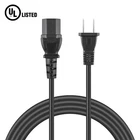 Ul 2-PRONG Ac Cord Cable For Emotiva Usub 10 12 X-ref Powered Subwoofers New. Price: $10.78.