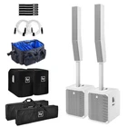 Electro-voice Evolve 70 White Column Powered Speaker Systems Pair Covers New. Price: $5661.40.