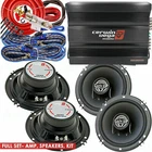 Cerwin Vega CVP1600.4D 1600W Amp + 4X XED62 6.5" Speakers 4-CH Kit New. Price: $249.99.