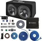Proreck PR-122M Dual 12" Car Subwoofer Complete 1500W With Mono Block Amplifier New. Price: $229.99.