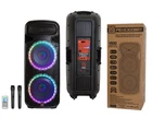 Mr Dj 4500 Watts Dual 15" Rechargeable Party Speaker Bluetooth, Light New. Price: $379.99.