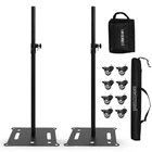 5CORE Speaker 2PCS Heavy Duty Adjustable 61" Pa Stands 35MM Wheels New. Price: $192.47.