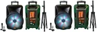 Pair Of Mr DJ12BAT+ 12" Portable Bluetooth Speaker Stand New. Price: $289.99.
