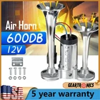 600DB Super Loud Dual Electric Air Horns Kit For Cars Suvs Trucks Boats Vehicles New. Price: $19.99.