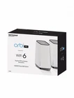 Netgear Orbi Pro AX6000 Wifi Tri-band Mesh System White SXK80-100NAS Brand New. Price: $379.00.