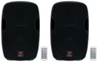 (2) Rockville BPA15 15" Professional Powered 800 Watt Dj Speakers Bluetooth New. Price: $394.90.