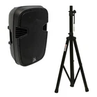 Harmony Audio HA-L15BA Pro Dj Bluetooth 15" 1200W Powered Pa Speaker & Stand New. Price: $257.99.