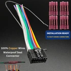 Power Wire Harness For Kenwood DMX-709S DMX709S Kit With Connectors New. Price: $10.95.