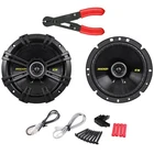 Kicker 46CSC654 1/2" Stereo Speakers Pair & Install Bay Wire Stripper Tool New. Price: $99.99.