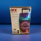 Qfx TMS-1560 Wireless Bluetooth Portable Speaker With Party Lights Multicolor New. Price: $43.99.