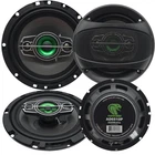 2 Pairs AUDIO360 Pro 6.5" 1300 Watts 4-WAY Car Stereo Coaxial Speakers New. Price: $73.99.