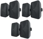 6) Rockville WET-6525B 6.5" 70V Commercial Indoor/outdoor Wall Speakers Black New. Price: $439.85.