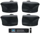 Rockville WET-44 Pro Dual 4" 4-WAY Swivel 70V Commercial Speakers In Black+amp New. Price: $484.85.