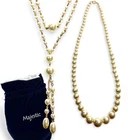 New In Box Majestic Qvc Faux Pearl Fashion Classic Necklace Set. Price: $22.95.