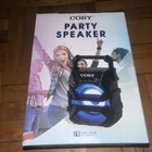 Coby Bluetooth Party Speaker With Lights New. Price: $45.00.