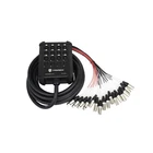 Proreck 12-CHANNEL Low Profile Xlr Send Circuit Board Snake Cables, Split... New. Price: $130.97.