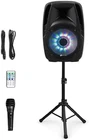 15" 1500W Powered Speakers, 2-WAY Full Range Portable Pa System Combo Se New. Price: $306.65.