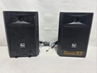 Electro-voice Ev Sonic Xs Black 2-WAY Passive Wedge Speaker Set Tested Works Used. Price: $85.00.