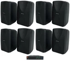 Jbl Csa 280Z Commercial AMPLIFIER+(8) Indoor/outdoor Black Swivel Wall Speakers New. Price: $799.75.