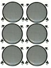 6 Absolute 10" Subwoofer Metal Mesh Cover Waffle Speaker Grill Protect Guard Dj New. Price: $39.99.