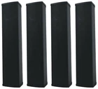 (4) Rockville Wet Array 5 Black Line Speakers For Church/school/auditorium New. Price: $524.80.