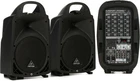 Behringer Europort PPA500BT 6-CHANNEL Portable System With Bluetooth New. Price: $679.00.